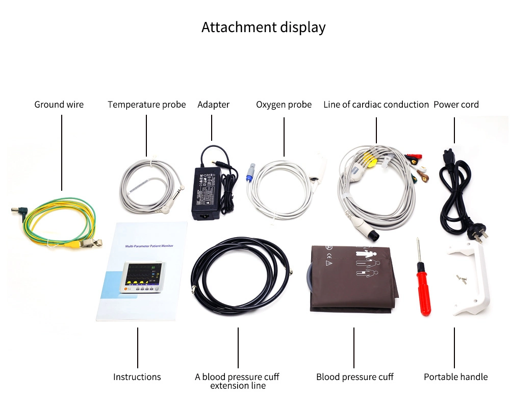 ICU Ambulance Ward Available Monitor ECG SpO2 Temp Mods Monitoring Patient Monitor