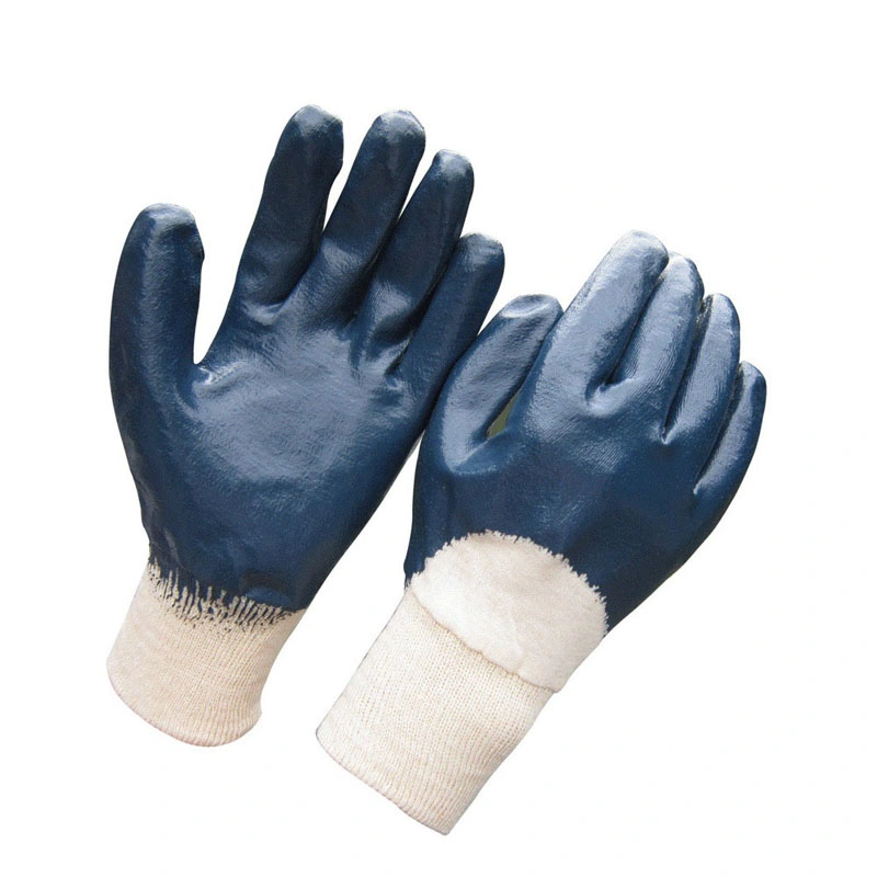 Twice Blue Nitrile 3/4 Dipped Safety Gloves