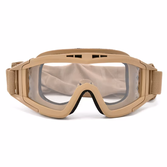 Taktische Schutzbrille mit Wechselobjektiv, Anti-Beschlag-Brille, Schießschutzbrille