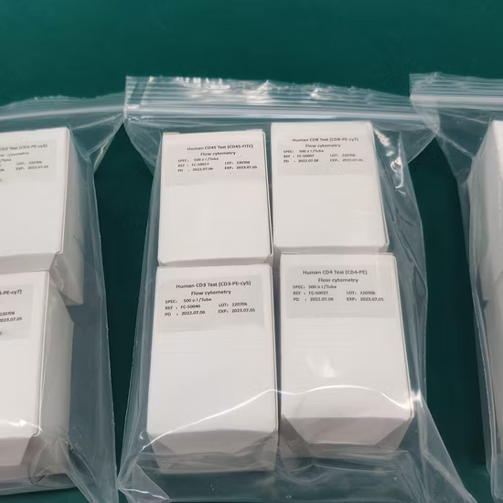 CE-zugelassenes Durchflusszytometer-Instrument für Laborforschung und klinische Diagnostik. Durchflusszytometrie-Gerät
