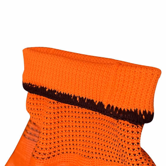 Industrielle Nitril-Sicherheitshandschuhe, Baumwollfutter, Nitril, vollständig beschichtet, glatte Oberfläche, Arbeitshandschuhe mit Sicherheitsmanschette