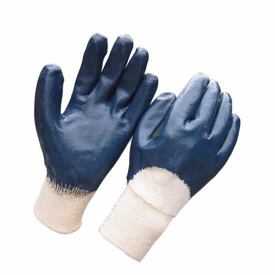 Mit Nitril getauchte Handschuhe Arbeitsschutz-Sicherheitsarbeitshandschuh Gelb